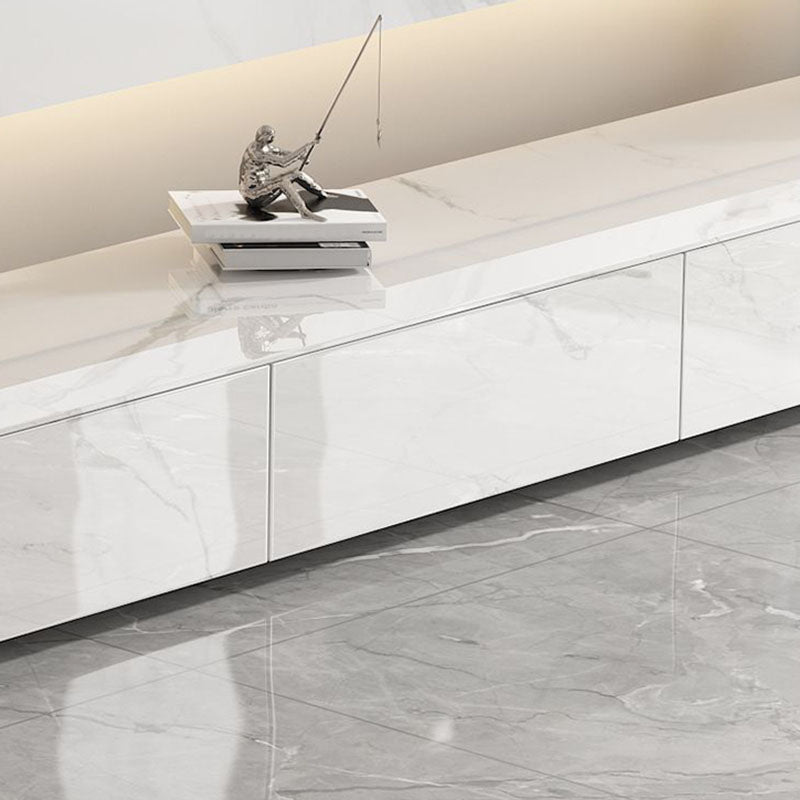 Stone TV Stand Modern TV Console with 6 Drawers Included, White Clearhalo 'furn' 'furn_tv_stands_entertainment_centers' 'Furniture' 'Living Room Furniture' 'TV Stands & Entertainment Centers' 'TV Stands & Media Storage Furniture' 'tv_stands_entertainment_centers' 6843014