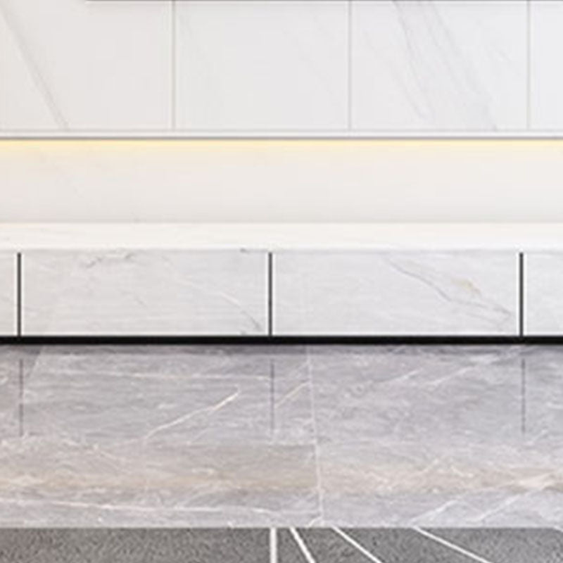 Stone TV Stand Modern TV Console with 6 Drawers Included, White Clearhalo 'furn' 'furn_tv_stands_entertainment_centers' 'Furniture' 'Living Room Furniture' 'TV Stands & Entertainment Centers' 'TV Stands & Media Storage Furniture' 'tv_stands_entertainment_centers' 6843016
