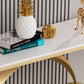 Tavolo accento della console glam antichi console resistente alle macchine da colore tavolo