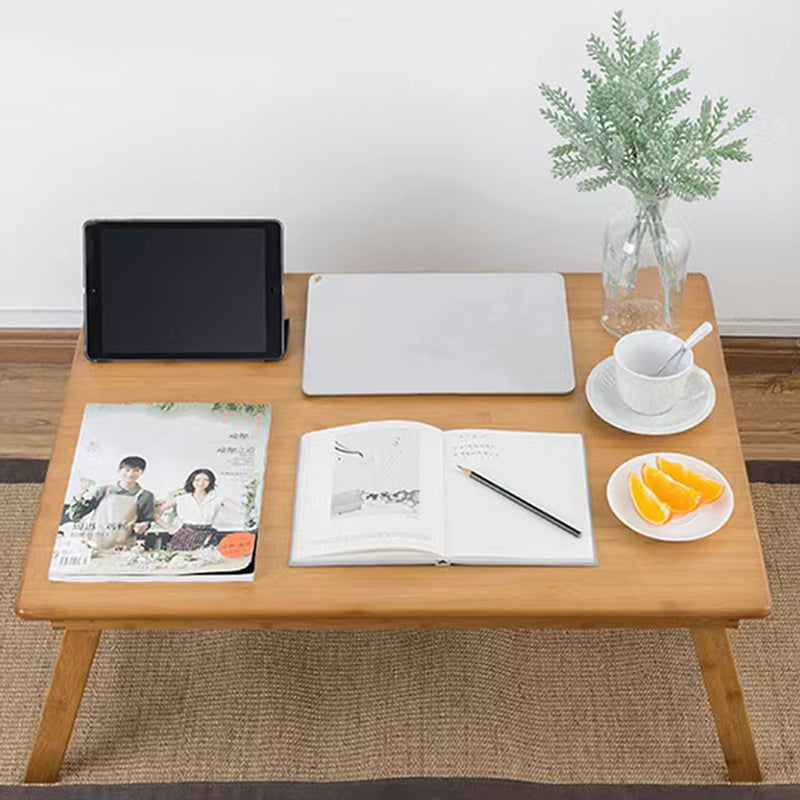 Contemporary Wood Office Desk Folding Writing Desk for Office 32"L x 24"W x 13"H Natural Clearhalo 'furn' 'furn_office_desk' 'Furniture' 'Office Desks' 'Office Furniture' 'office_desk' 6843270