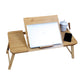 Contemporary Wood Office Desk Folding Writing Desk for Office 28"L x 13"W x 15"H Natural Clearhalo 'furn' 'furn_office_desk' 'Furniture' 'Office Desks' 'Office Furniture' 'office_desk' 6843276