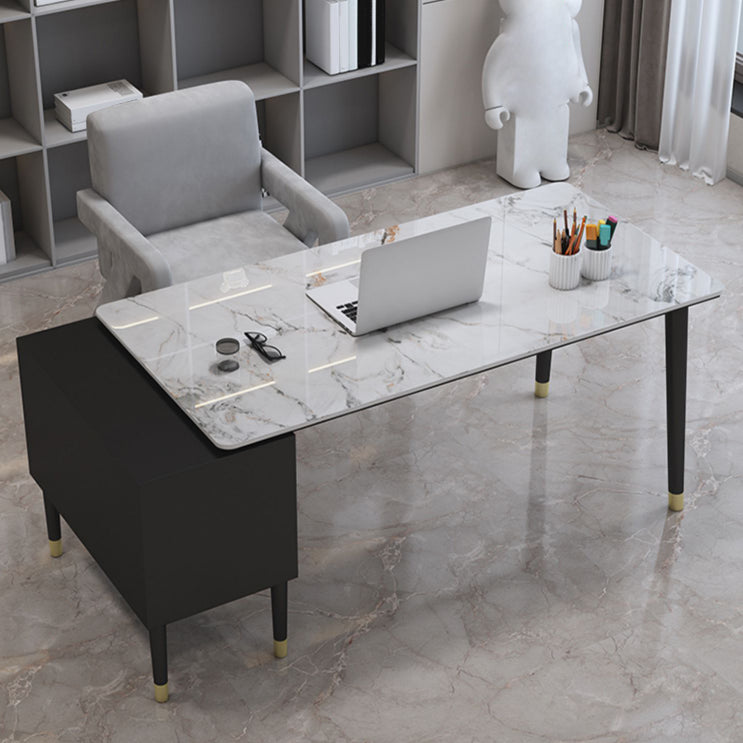 Glam Stone Office Schreibtischschrank gehörte Schreibtisch für Büro