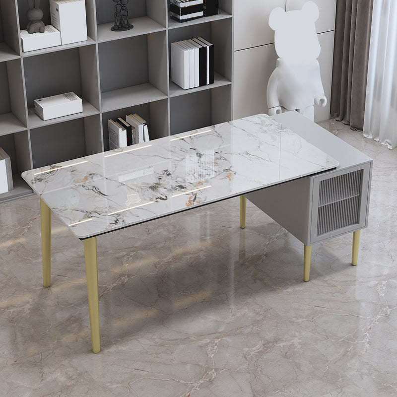 Glam Stone Office Schreibtischschrank gehörte Schreibtisch für Büro