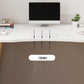 Rectangular Shaped Office Desk Natural/White/Black Writing Desk for Office Clearhalo 'furn' 'furn_office_desk' 'Furniture' 'Office Desks' 'Office Furniture' 'office_desk' 6843317