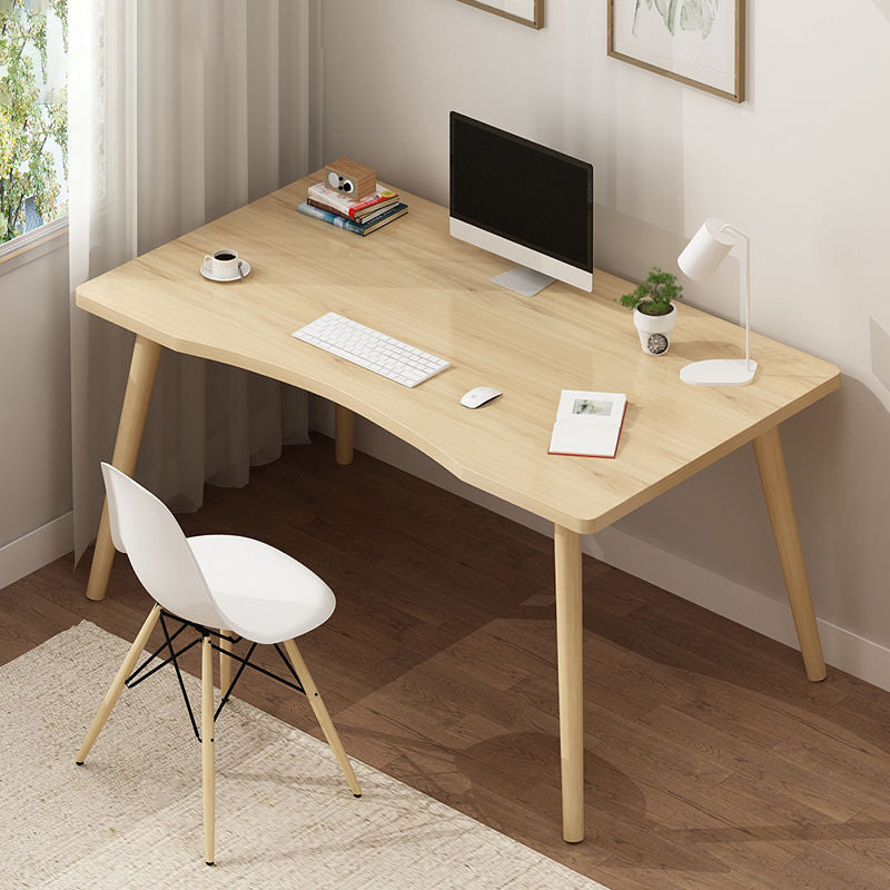 Rectangular Shaped Office Desk Natural/White/Black Writing Desk for Office 39"L x 20"W x 29"H Natural Clearhalo 'furn' 'furn_office_desk' 'Furniture' 'Office Desks' 'Office Furniture' 'office_desk' 6843319