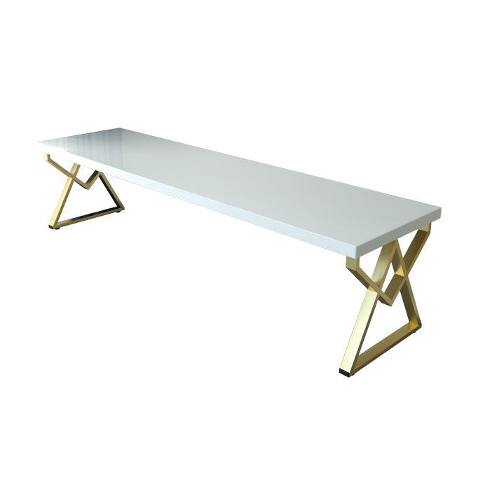 グラムソリッドウッドオフィスデスクオフィス用の長方形のライティングデスク