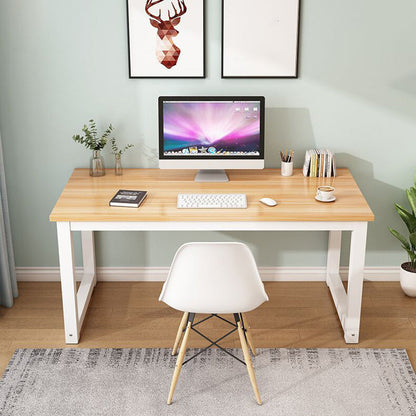 Rechteckig geformtes Büroschreibtisch natürlicher / weißer Schreibtisch für Büro