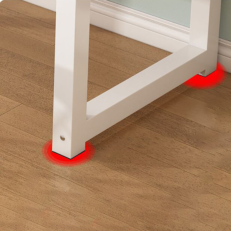 Rechteckig geformtes Büroschreibtisch natürlicher / weißer Schreibtisch für Büro