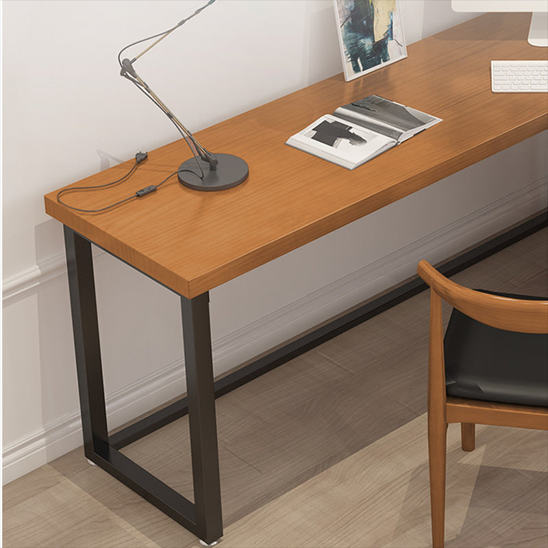 Contemporary Style Iron Office Desk L-Shape Writing Desk for Office Clearhalo 'furn' 'furn_office_desk' 'Furniture' 'Office Desks' 'Office Furniture' 'office_desk' 6843583