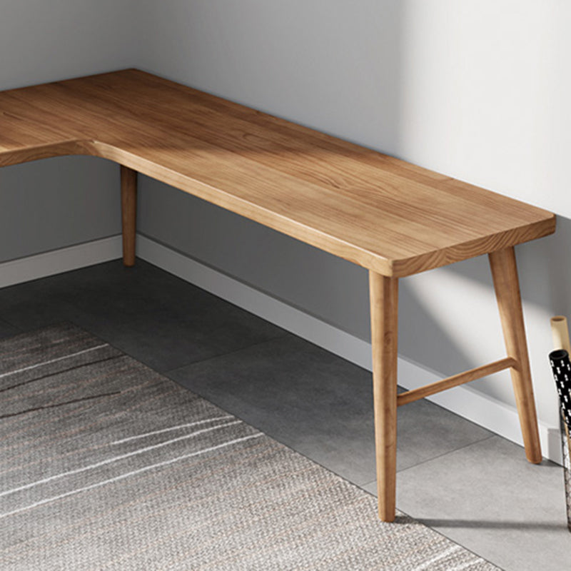 Industrial Office Desk Massivholz L-Form Schreibschalter für Schlafzimmer