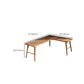 Industrial Office Desk Massivholz L-Form Schreibschalter für Schlafzimmer
