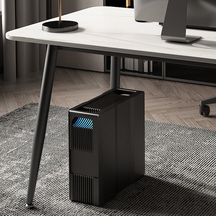 Rectangular Shaped Office Desk White/Black/Grey Writing Desk for Office Clearhalo 'furn' 'furn_office_desk' 'Furniture' 'Office Desks' 'Office Furniture' 'office_desk' 6843661