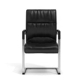 Eigentijdse vaste wapenstoelleren bureaustoelstoel voor kantoor