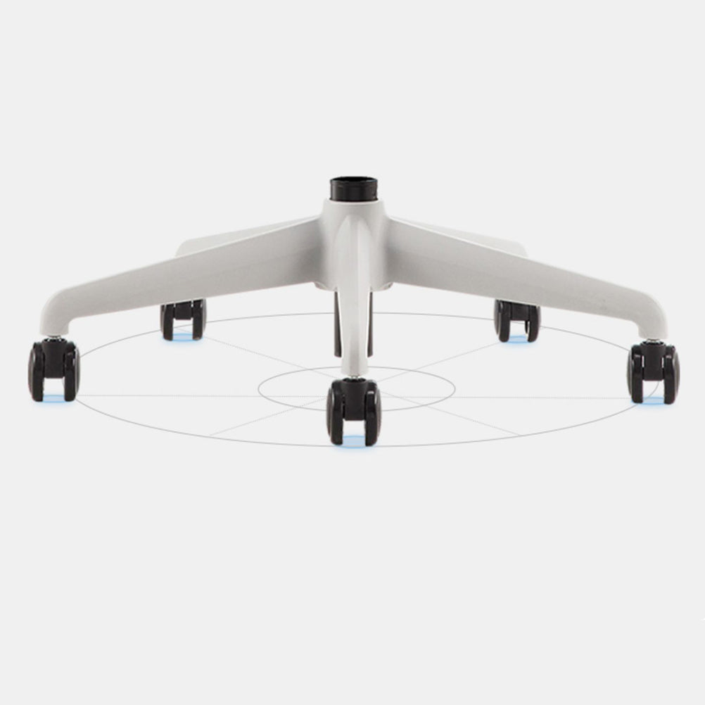 Silla de escritorio de brazos fijos modernos altura de asiento ajustable silla giratoria con ruedas