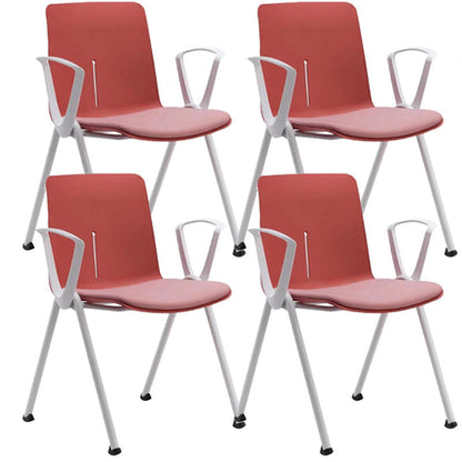 Eigentijdse vaste wapenconferentie stoel mesh stoeltaakstoel voor kantoor