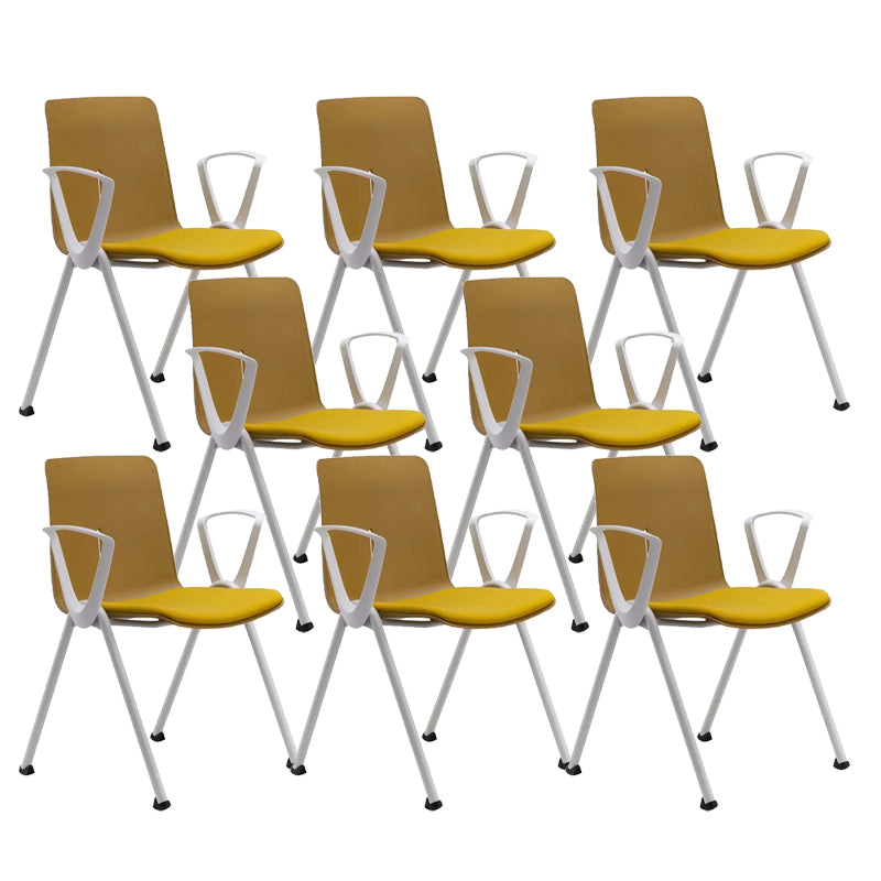 Eigentijdse vaste wapenconferentie stoel mesh stoeltaakstoel voor kantoor