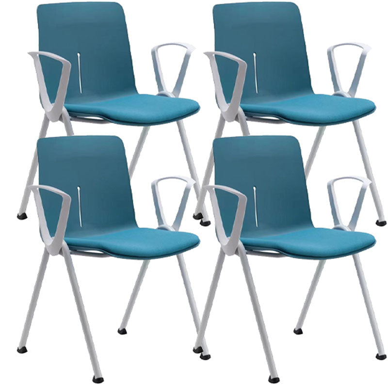 Eigentijdse vaste wapenconferentie stoel mesh stoeltaakstoel voor kantoor