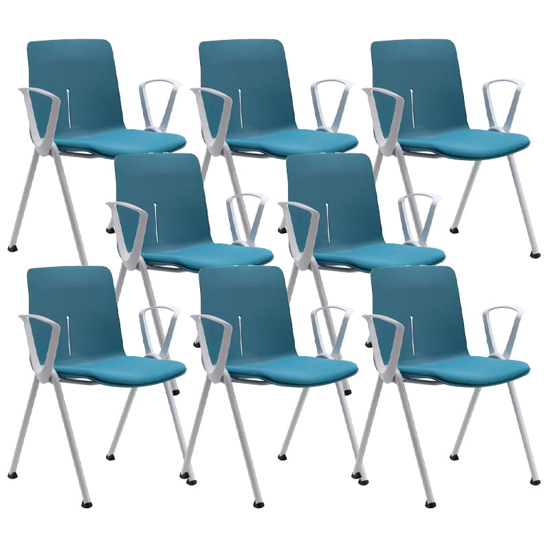 Eigentijdse vaste wapenconferentie stoel mesh stoeltaakstoel voor kantoor