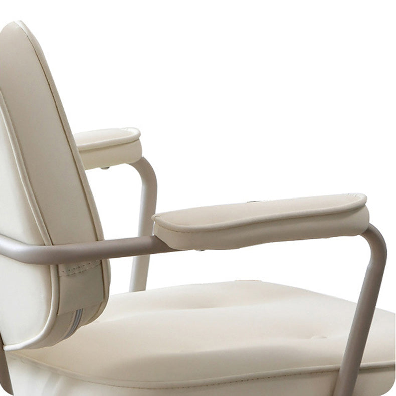 現代のパッド入りのアームズデスクチェアホイールには、オフィスのタスクチェアが含まれています