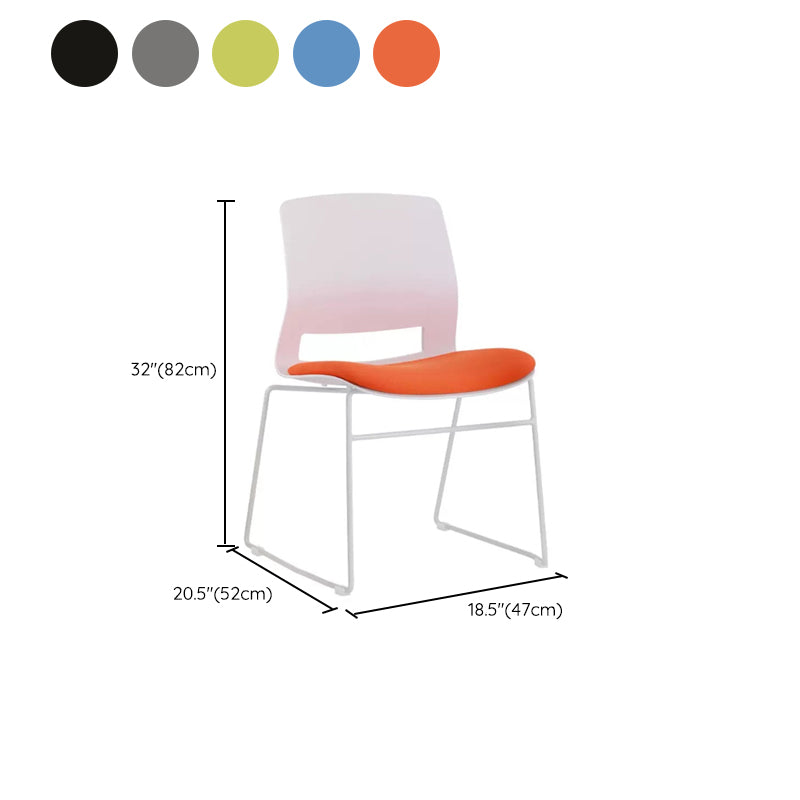 Eigentijdse no arm conferentie stoel benen inclusief bureaustoel voor kantoor