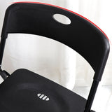 Contemporary Metal Office Chair No Wheels Desk Chair without Arm Clearhalo 'furn' 'furn_office_chair' 'Furniture' 'Office Chairs' 'Office Furniture' 'office_chair' 6843945