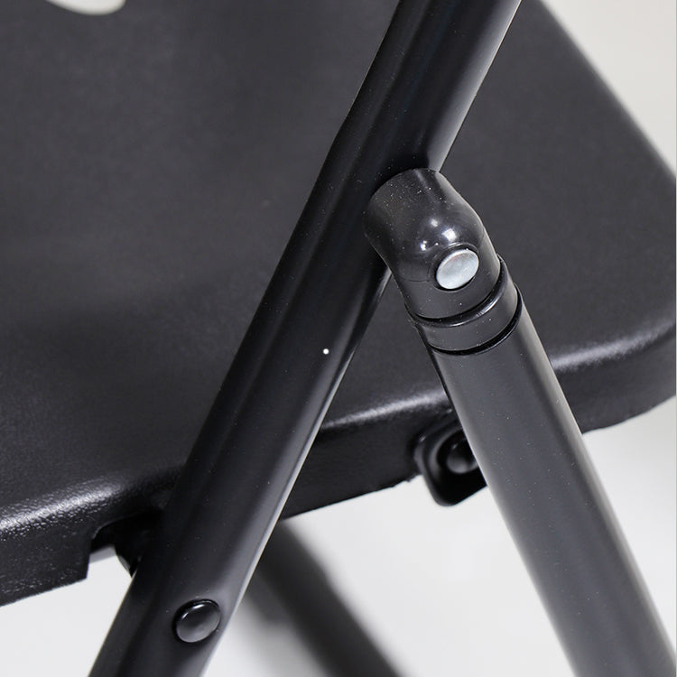 Contemporary Metal Office Chair No Wheels Desk Chair without Arm Clearhalo 'furn' 'furn_office_chair' 'Furniture' 'Office Chairs' 'Office Furniture' 'office_chair' 6843949