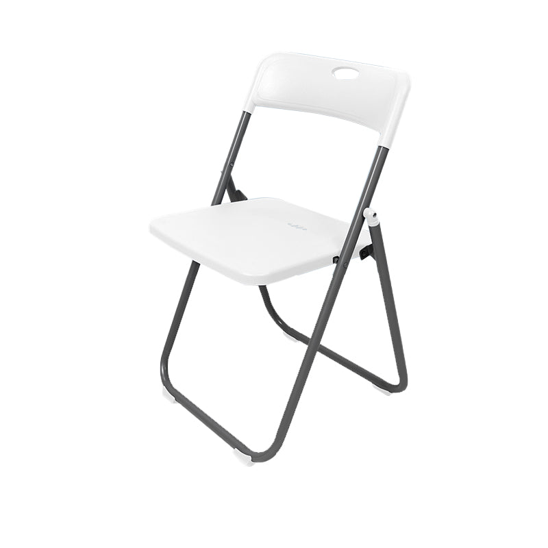 Contemporary Metal Office Chair No Wheels Desk Chair without Arm Beige Silver 1 Piece Clearhalo 'furn' 'furn_office_chair' 'Furniture' 'Office Chairs' 'Office Furniture' 'office_chair' 6843958