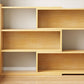 Engineered Wood Standard Bookshelf Contemporary Closed Back with Shelves