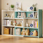 Engineered Wood Standard Bookshelf Contemporary Closed Back with Shelves