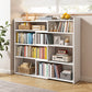 Engineered Wood Standard Bookshelf Contemporary Closed Back with Shelves