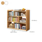 Engineered Wood Standard Bookshelf Contemporary Closed Back with Shelves