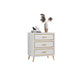 Glam Lingerie Chest Wood Vertical Storage Chest with Drawers for Bedroom