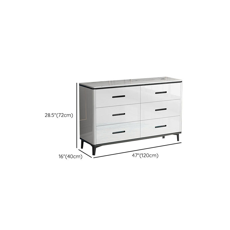 Contemporary Marble Lingerie Chest Vertical Storage Chest for Bedroom Clearhalo 'Bedroom Furniture' 'Dressers & Chests' 'dressers_chests' 'furn' 'furn_dressers_chests' 'Furniture' 6844340
