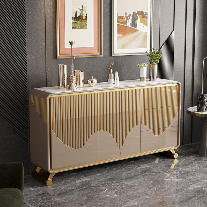 Cassettiera classica Glam Combo Cassettiera portaoggetti in legno per camera da letto