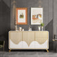Cassettiera classica Glam Combo Cassettiera portaoggetti in legno per camera da letto