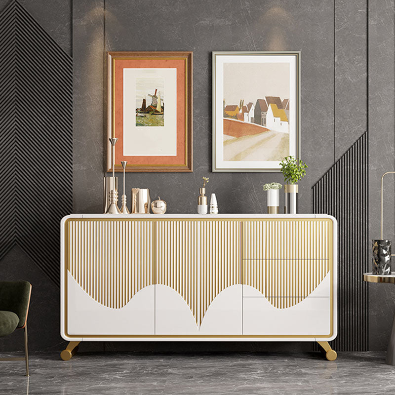 Cassettiera classica Glam Combo Cassettiera portaoggetti in legno per camera da letto