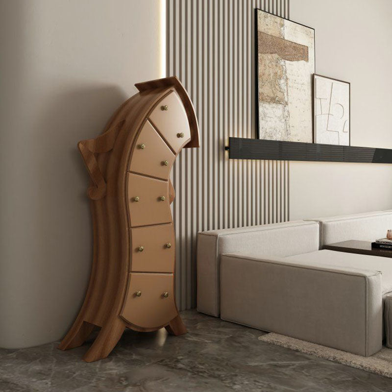 Glam Lingerie Chest Birch Vertical Storage Chest with Drawers for Bedroom Clearhalo 'Bedroom Furniture' 'Dressers & Chests' 'dressers_chests' 'furn' 'furn_dressers_chests' 'Furniture' 6844371