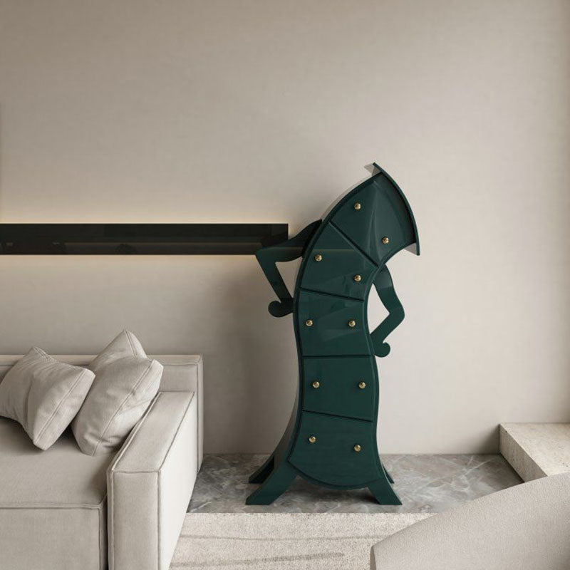 Glam Lingerie Chest Birch Vertical Storage Chest with Drawers for Bedroom Clearhalo 'Bedroom Furniture' 'Dressers & Chests' 'dressers_chests' 'furn' 'furn_dressers_chests' 'Furniture' 6844373