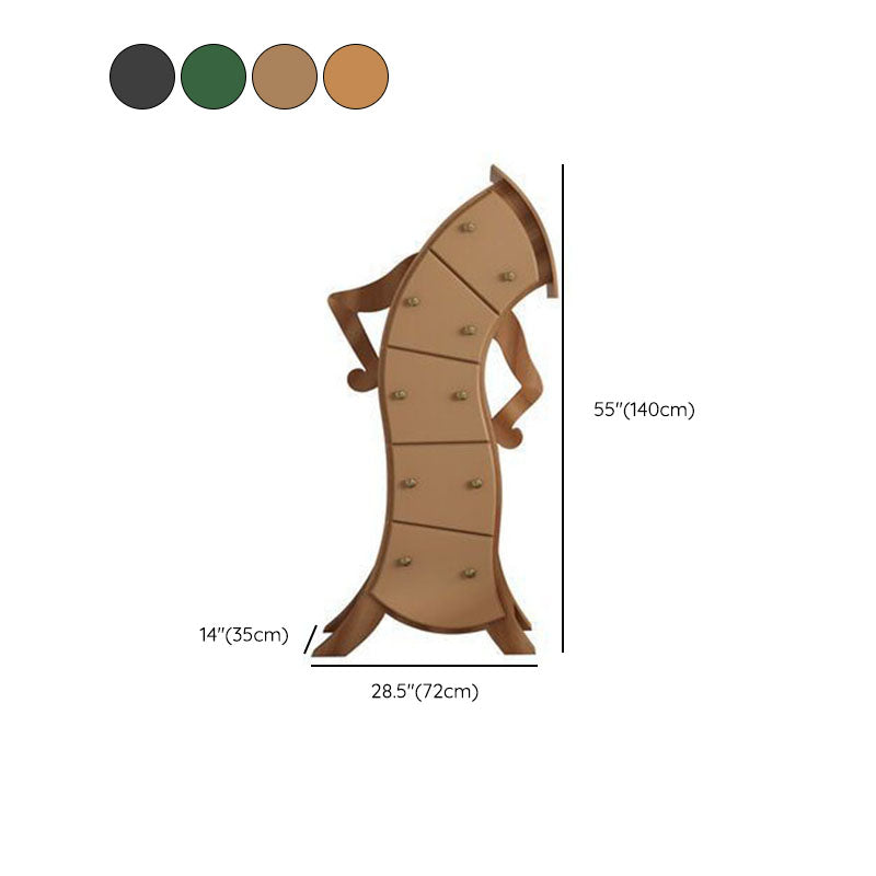 Glam Lingerie Chest Birch Vertical Storage Chest with Drawers for Bedroom Clearhalo 'Bedroom Furniture' 'Dressers & Chests' 'dressers_chests' 'furn' 'furn_dressers_chests' 'Furniture' 6844375