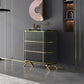 Baule portaoggetti verticale Glam Lingerie Stone con cassetti per camera da letto