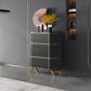Baule portaoggetti verticale Glam Lingerie Stone con cassetti per camera da letto