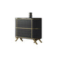 Baule portaoggetti verticale Glam Lingerie Stone con cassetti per camera da letto