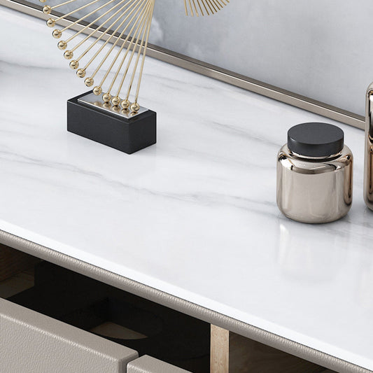 Classic Glam Storage Chest Stone Dresser with 8/9 Drawers , 15.6-inch Width