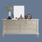 Classic Glam Storage Chest Solid Wood Dresser , 17.55-inch Width