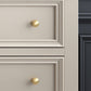 Classic Glam Storage Chest Solid Wood Dresser , 17.55-inch Width