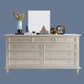 Classic Glam Storage Chest Solid Wood Dresser , 17.55-inch Width