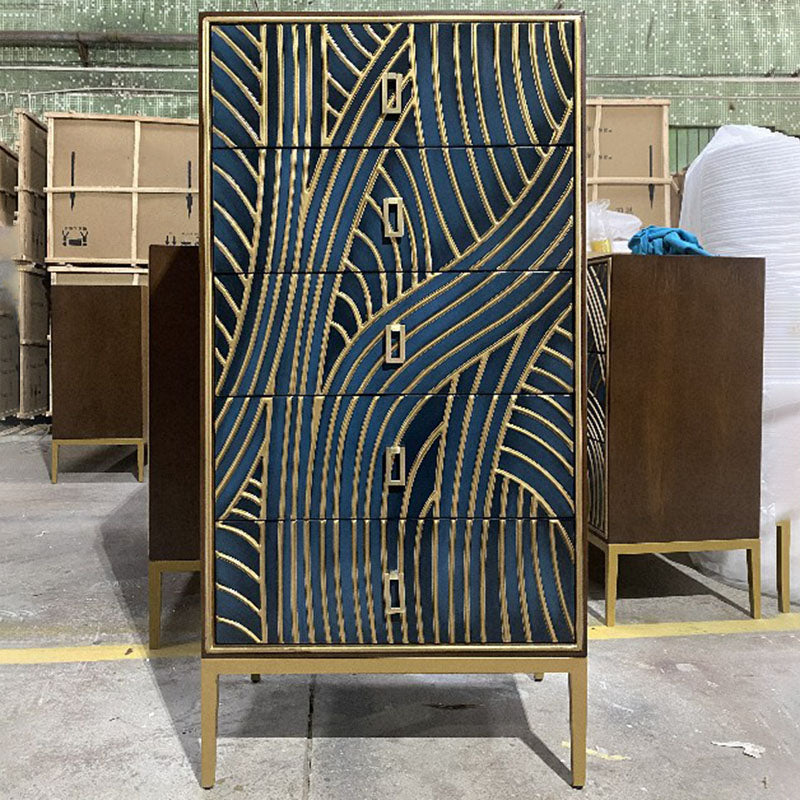 Commode en bois fabriqué à la poitrine moderne, 12,48 / 15,6 pouces de largeur