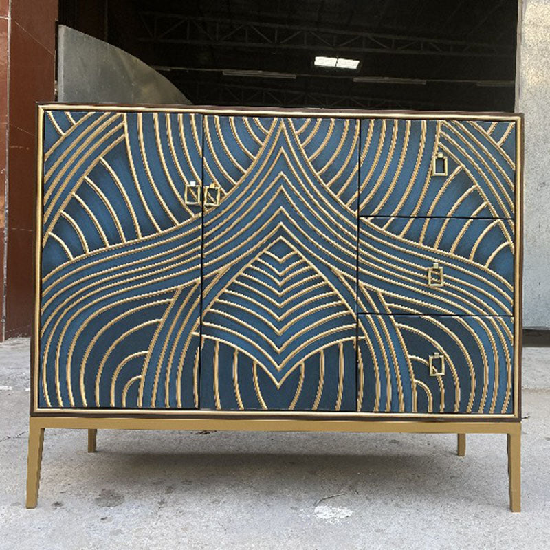 Commode en bois fabriqué à la poitrine moderne, 12,48 / 15,6 pouces de largeur