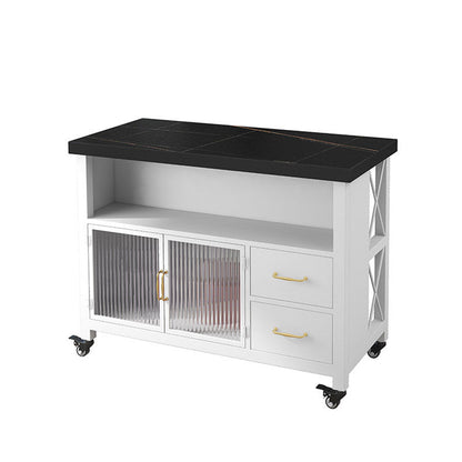 Isola moderna dell'isola da cucina sala da pranzo Isola da cucina con cassetto