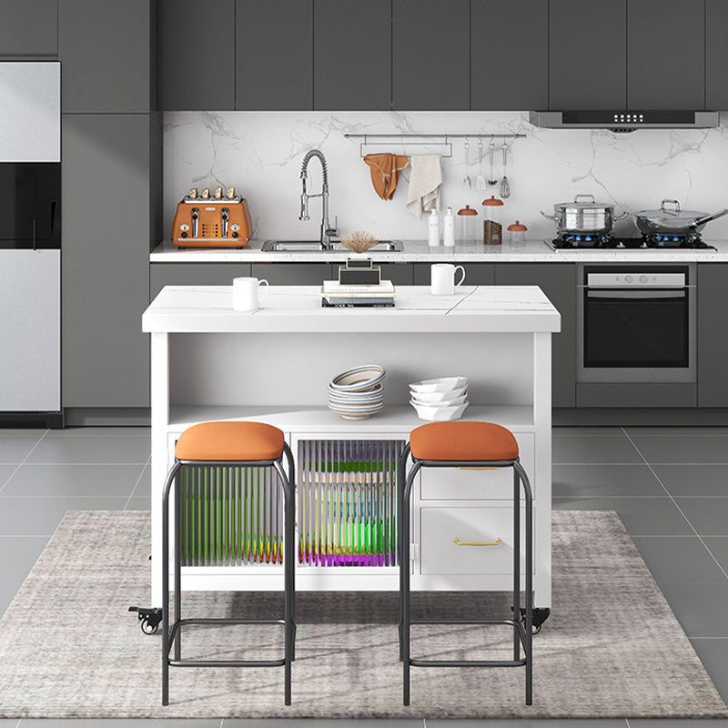 Isola moderna dell'isola da cucina sala da pranzo Isola da cucina con cassetto